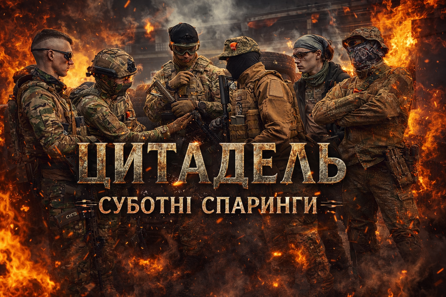 18.04 СУБОТА:  CQB ЦИТАДЕЛЬ - СПАРИНГИ