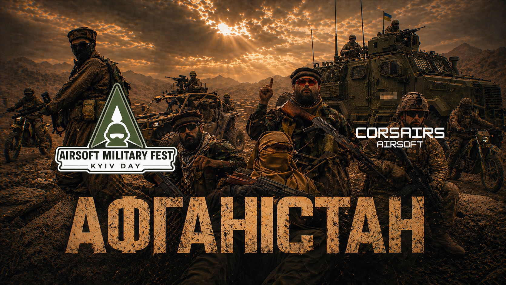 30.05-31.05 AIRSOFT MILITARY FEST. KYIV DAY - АФГАНІСТАН (ТЕМАТИЧНА ВЕЛИКА ГРА)