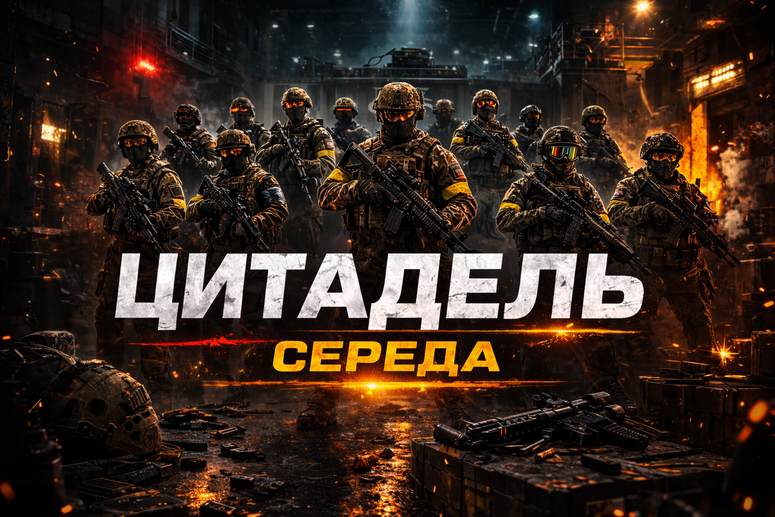 13.05 CЕРЕДА: CQB ЛОКАЦІЯ "ЦИТАДЕЛЬ" - СПАРИНГИ