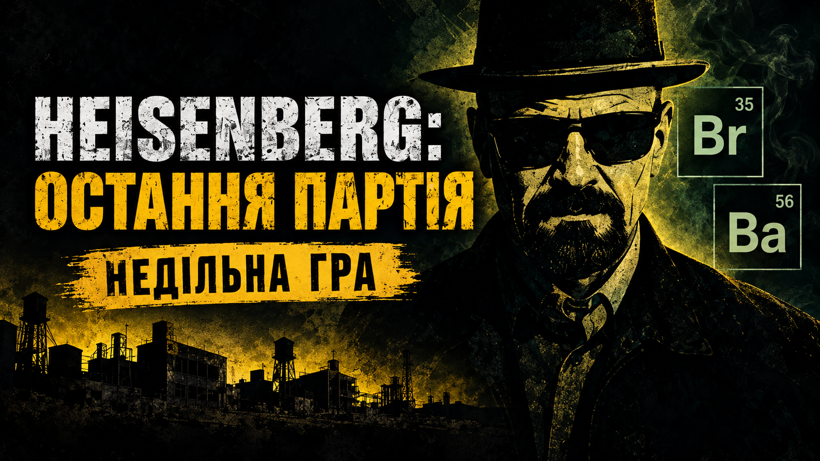 20.09 НЕДІЛЯ: HEISENBERG - ОСТАННЯ ПАРТІЯ