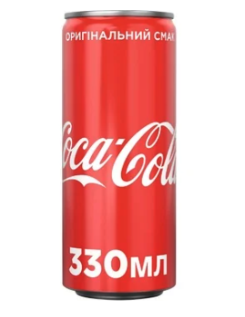 Напій газований Coca-Cola 0,33л